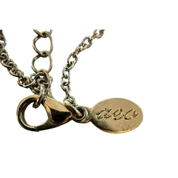 American Eagle Outfitters Silver-Tone Triple Triangle Pendant Necklace - Picture 4 of 4